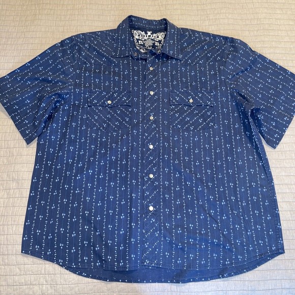 Side Out Other - Side Out Men's Retro Pearl Snap Shirt Size XL